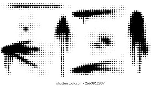 Abstract retro grunge seamless pattern. Urban art texture with paint splatters, chaotic shapes, lines, dots, and blots. Sport graffiti-style vector illustration.eps 10