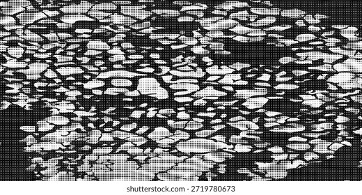 Abstractas patrón retro grunge sin fisuras. Textura de arte Urbana con salpicaduras de pintura, Formas caóticas, líneas, puntos, parches. Fondo de Vector de estilo de graffiti deportivo