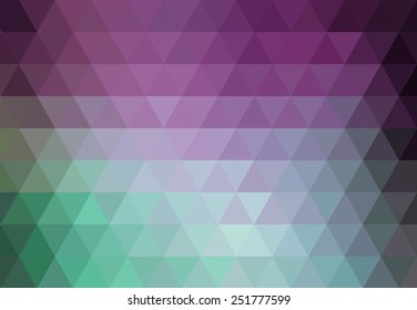 Abstract retro hipster polygonal geometric background. Triangle design