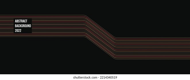 abstract retro line background simple design. Vector File
