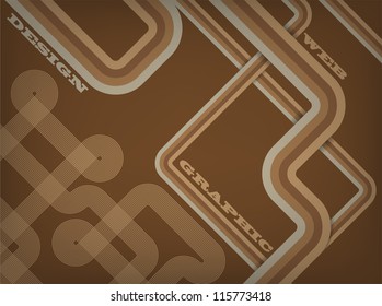 abstract retro lines background