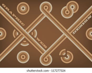 abstract retro lines background