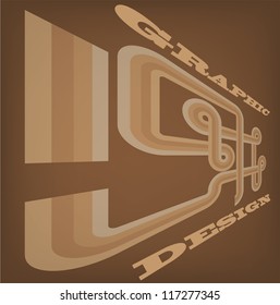 abstract retro lines background