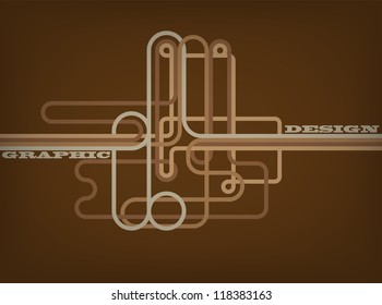 abstract retro lines background