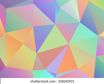 abstract retro low-poly flyer background. vector illustration