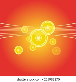Abstract retro music background
