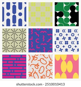 Fondo Abstractas del modelo retro, sistema colorido del Vector