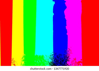 Abstract retro pattern Colorful on background, vector