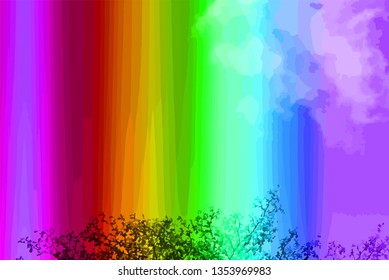 Abstract retro pattern Colorful on background, vector