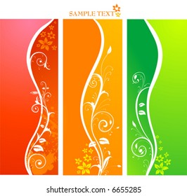 Abstract retro pattern for design. Floral ornament for background.