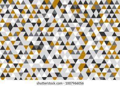 Abstract retro pattern of geometric shapes. Colorful gradient mosaic backdrop. Geometric hipster triangular background, vector