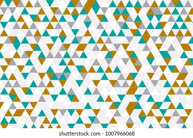 Abstract retro pattern of geometric shapes. Colorful gradient mosaic backdrop. Geometric hipster triangular background, vector
