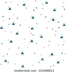 Abstract retro pattern of geometric shapes. Colorful gradient mosaic backdrop. Geometric hipster triangular background, vector