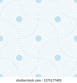 Abstract retro pattern of geometric shapes. Neutral  mosaic backdrop. Geometric wave of circles  background, vector
