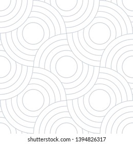 Abstract retro pattern of geometric shapes. Neutral  mosaic backdrop. Geometric wave of circles  background, vector

