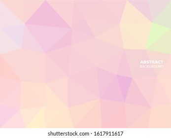 Abstract retro pattern of geometric shapes. Colorful gradient mosaic backdrop. Geometric hipster triangular background, vector. Geometric background in Origami style with gradient.Abstract 3d vector.