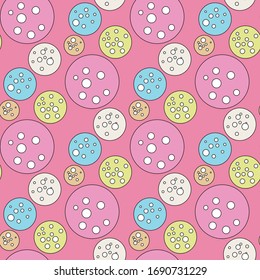 Abstract retro pattern of geometric shapes