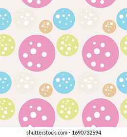Abstract retro pattern of geometric shapes