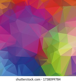 Abstract retro pattern of geometric shapes. 3D Triangles.  Modern Wallpaper. 