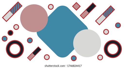 Abstract retro pattern of geometric shapes. Colorful gradient mosaic backdrop. Geometric hipster triangular background. Geometry minimalistic artwork poster with simple shape and figure for web banner