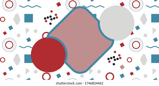 Abstract retro pattern of geometric shapes. Colorful gradient mosaic backdrop. Geometric hipster triangular background. Geometry minimalistic artwork poster with simple shape and figure for web banner