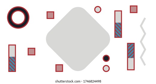 Abstract retro pattern of geometric shapes. Colorful gradient mosaic backdrop. Geometric hipster triangular background. Geometry minimalistic artwork poster with simple shape and figure for web banner