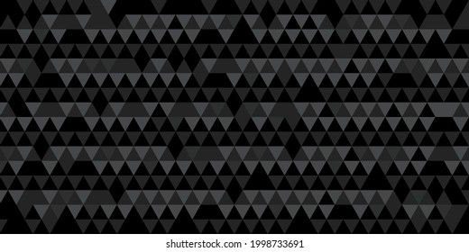 Abstract retro pattern of geometric shapes. dark color gradient mosaic backdrop. Geometric hipster triangular background, vector