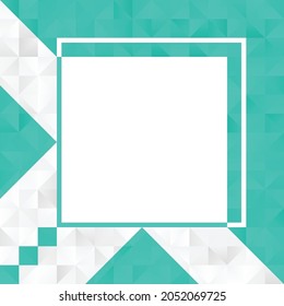 Abstract retro pattern of geometric shapes background. Geometric hipster triangular background, Social media post vector.