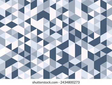 Patrón retro abstracto de formas geométricas. Fondo de mosaico de degradado de colores. Fondo triangular hipster geométrico, vector