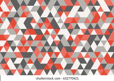 Patrón retro abstracto de formas geométricas. Fondo de mosaico degradado colorido. Fondo triangular hipster geométrico, vector