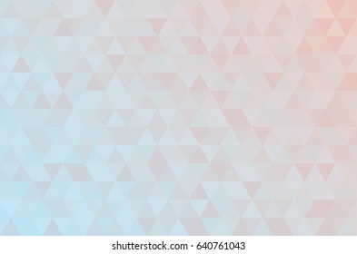 Abstract retro pattern of geometric shapes. Colorful gradient mosaic backdrop. Geometric hipster triangular background, vector