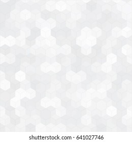 Abstract retro pattern of geometric shapes. White mosaic backdrop. Geometric hipster background, vector