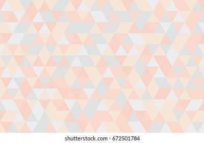 Abstract retro pattern of geometric shapes. Colorful gradient mosaic backdrop. Geometric hipster triangular background, vector