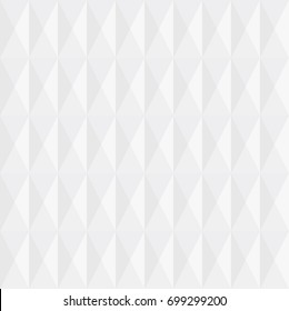 Abstract retro pattern of geometric shapes. White gradient mosaic backdrop. Geometric hipster triangular background, vector



