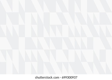 Abstract retro pattern of geometric shapes. White gradient mosaic backdrop. Geometric hipster triangular background, vector


