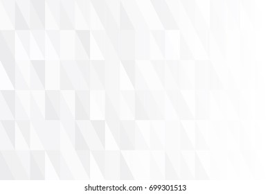 Abstract retro pattern of geometric shapes. White gradient mosaic backdrop. Geometric hipster triangular background, vector



