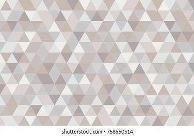 Abstract retro pattern of geometric shapes. Minimal hue triangle mosaic backdrop. Geometric hipster triangular background, vector