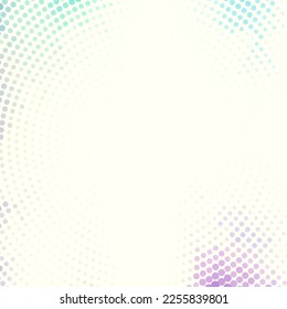 Abstract retro pattern with halftone effect on very light yellow background. Vector graphics