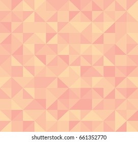 Abstract retro pattern of triangle shapes. Colorful mosaic backdrop. Geometric hipster triangular background, Seamless vector