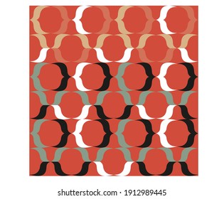 Abstract retro pattern  vector design for anything, repeat design for apparel  