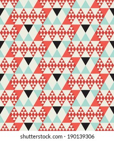 Abstract Retro Pattern. Vector illustration.