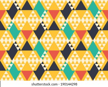 Abstract Retro Pattern. Vector illustration.