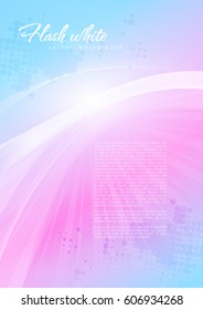 Abstract retro pink and blue soft color background. Fine flyer template. Cover design template layout for corporate business book, booklet, brochure, poster and other. Vector