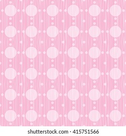 Abstract retro polka dot geometric seamless pattern background  with a fabric effect texture vector illustration