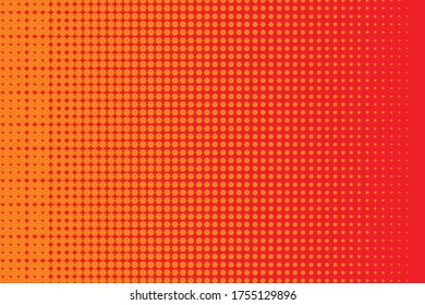 Abstract retro pop art polka dots halftone background wallpaper. Vector illustration.