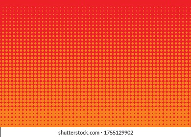 Abstract retro pop art polka dots halftone background wallpaper. Vector illustration.