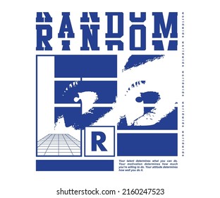 Abstract Retro Poster Graphic Design for T shirt Street Wear and Urban Style