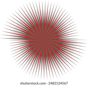 An abstract retro psychedelic spiral shape design element.