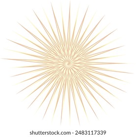 Elemento abstracto de diseño de forma espiral psicodélica retro.