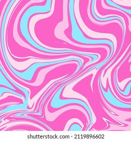 Resumen de fondo de arco iris retro rosa y azul. Ilustración vectorial de los años 70-90